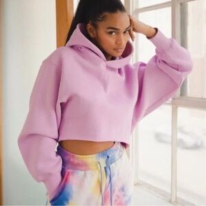 Balance Athletica x Vitality Affirmation Oversized Cropped Cozy Hoodie Medium